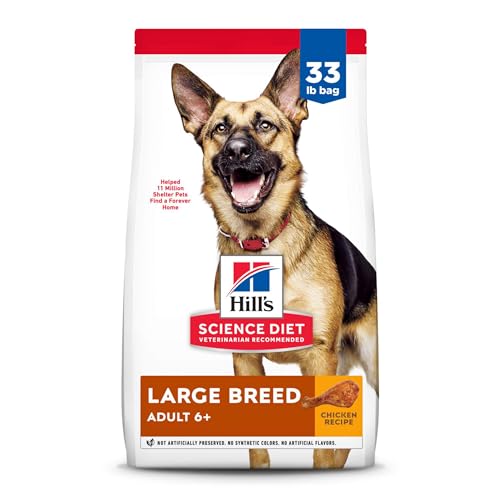Hill's Science Diet Adult 6+ Large Breed Dry Dog Food, Chicken, 33 lb. Bag - Image 2