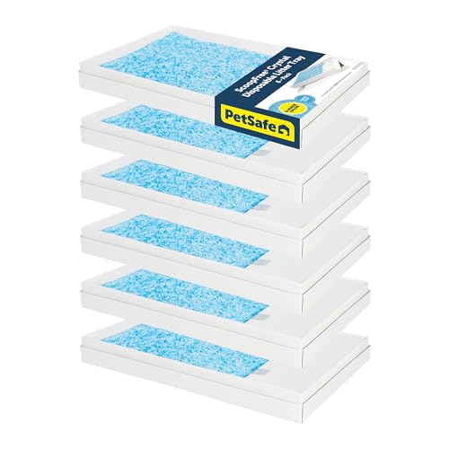 PetSafe ScoopFree Disposable Crystal Cat Litter Tray - Easy Cleaning Box - Refill Tray for Automatic Litter Box - Fresh Scent - 4.3 lb Bags - 6 Pack - Image 3