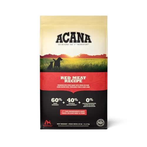 ACANA Grain Free Dry Dog Food Red Meat Recipe 25lb Bag - Image 2