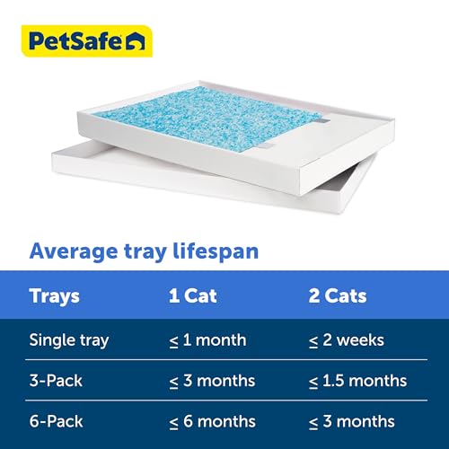 PetSafe ScoopFree Disposable Crystal Cat Litter Tray - Easy Cleaning Box - Refill Tray for Automatic Litter Box - Fresh Scent - 4.3 lb Bags - 6 Pack - Image 7