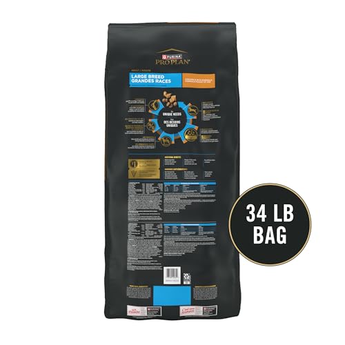 Purina Pro Plan Joint Health for Dogs, Large Breed Dog Food Dry, Shredded Blend Chicken & Rice Formula - 34 lb. Bag - Image 6