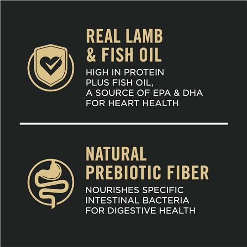 Purina Pro Plan Sensitive Skin and Sensitive Stomach Dog Food Lamb and Oat Meal Formula - 24 lb. Bag - Image 3