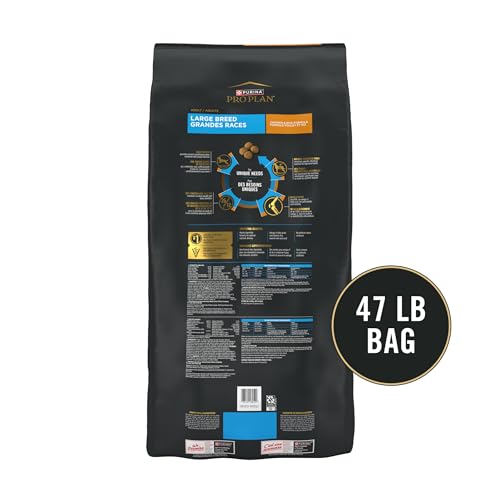 Purina Pro Plan High Protein, Digestive Health Large Breed Dog Food Dry, Chicken and Rice Formula - 47 lb. Bag - Image 6