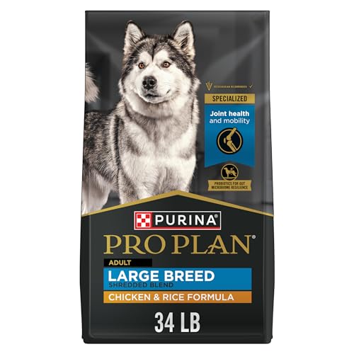 Purina Pro Plan Joint Health for Dogs, Large Breed Dog Food Dry, Shredded Blend Chicken & Rice Formula - 34 lb. Bag - Image 2