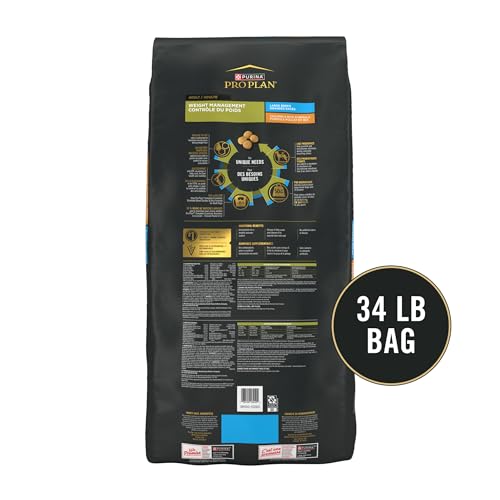 Purina Pro Plan Large Breed Weight Management Dry Dog Food, Chicken and Rice Formula - 34 lb. Bag - Image 6