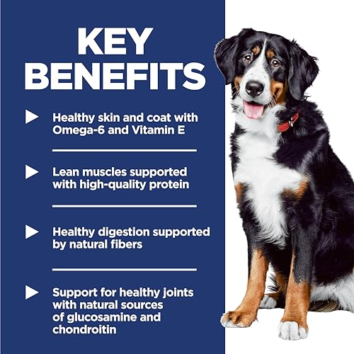 Hill's Science Diet Adult 1-5 Large Breed Dry Dog Food, Chicken & Barley, 35 lb. Bag - Image 4