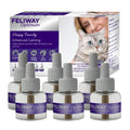 FELIWAY Optimum 6 x 30 Day Cat Calming Refills for Pheromone Diffuser, 6 x 48ml Value Pack - Helps Reduce Common Signs of Stress in Cats & Kittens, Enhanced Calming - Image 1